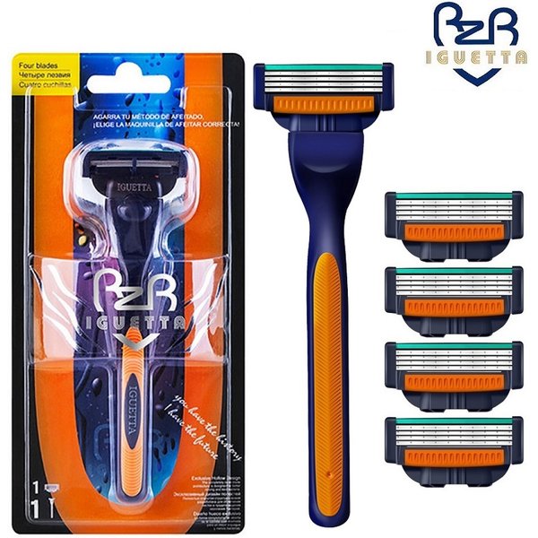High Quality Men Safety Razor Blades Sharp Durable Stainless Steel Shaver Replacement Heads Compatible Mach 3