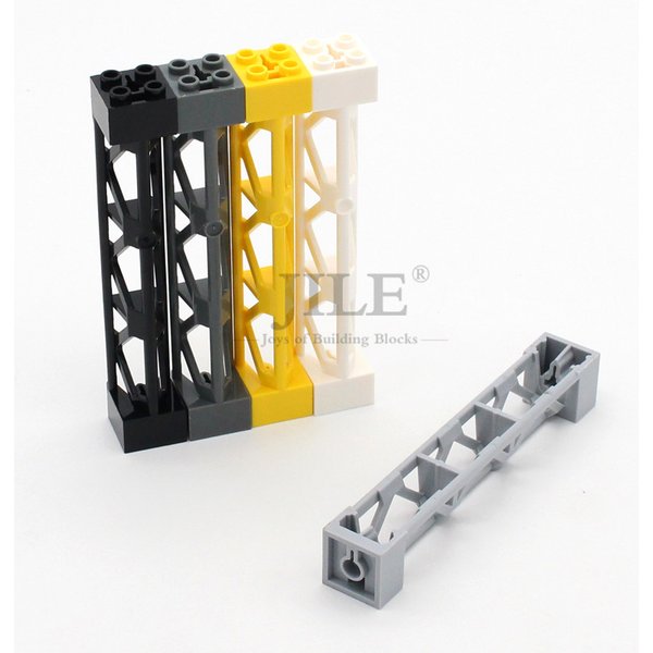10 Stück Moc Bausteine 58827 Telegraph Pole Eisenrahmen Unterstützung 2x2x10 Träger DIY Bricks Kompatibel mit Architekturspielzeug