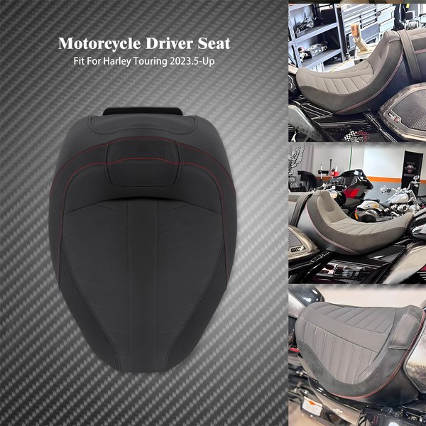 Motorrad-Einzelsitz für Harley Touring CVO Street Road Glide ab 2023 FLHX FLTRX ab 2024 FLHXU ab 2025 Vordersitzkissen