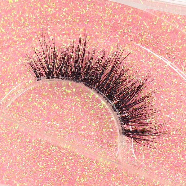Demi-cils en vison naturels, doux et légers, faux cils en vison naturel pour maquillage quotidien, extensions de cils, faux cils