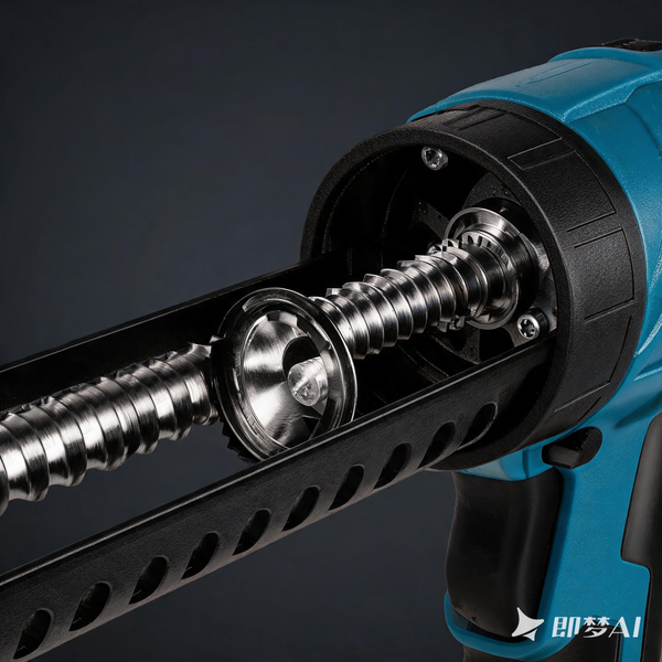 4-Gang-Akku-Elektro-Glaskartuschenpistole, Elektrisches Dichtstoff-Füllwerkzeug für Türen & Fenster, Kompatibel mit Makita 18V Lithium-Batterien