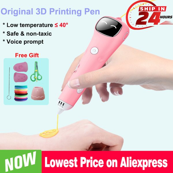 Stylo 3D basse température 1.75mm, Filament PCL, imprimante 3DS, dessin, bricolage, jouets pour enfants, cadeaux pour garçons, nouveauté