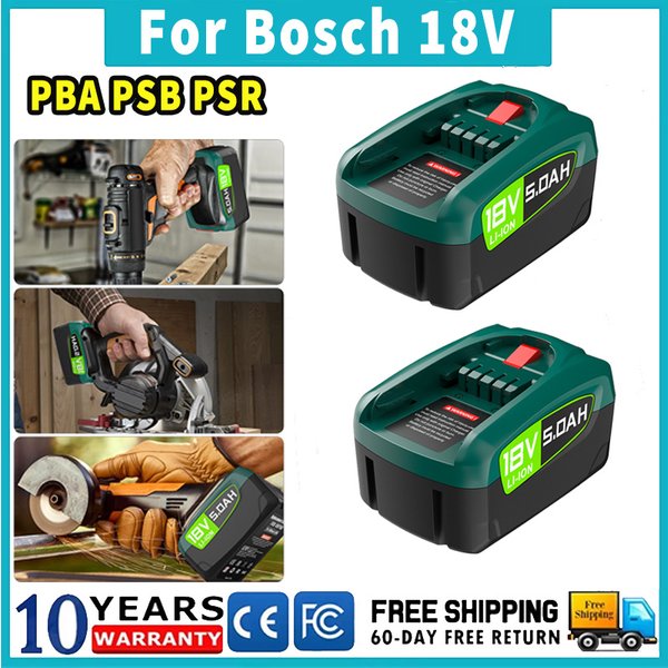 Pour Bosch PBA batterie 18V 3.5/5.0Ah batterie de remplacement pour Bosch maison et jardin PBA PSB PSR 18V batterie outils AL1880CV AL18815CV