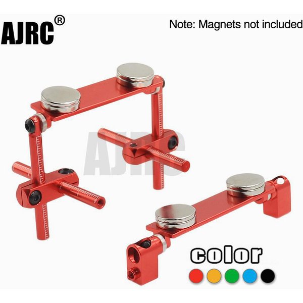 1 Set Alloy Magnetic Stealth Invisible Body Post Mount For 1:10 RC Models Car Drift HSP D90 Sakura Himoto Redcat Exceed Racing