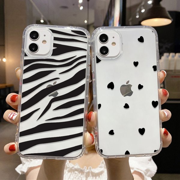 Hülle für iPhone 13 Cover Leopardenmuster Silikonhülle iPhone 12 13 11 14 Pro Max X XR XS Max 7 8 6 6S 14 Plus SE 2020 Clear Funda