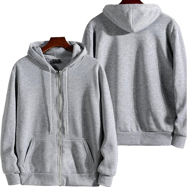 Sweats à capuche zippés pour hommes, sweat à capuche à manches longues, tenue décontractée pour hommes, vêtements de sport à la mode, automne, hiver, nouveau