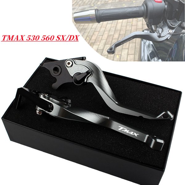 Leviers de frein et d'embrayage en aluminium pour moto, pour YAMAHA TMAX 530 TPrévention 530 SX DX 2012-2019 TMAX 560 2020 2021 Module Max 2022