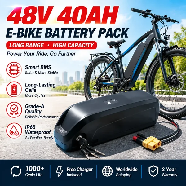 Neuer, hochwertiger, wiederaufladbarer 36V 48V 20Ah 30Ah 40Ah Hailong-Akku, geeignet für Yadi BBS02 BBS03 BBSHD 500W-2000W-Motoren mit BMS, XT60C-Stecker + Ladegerät