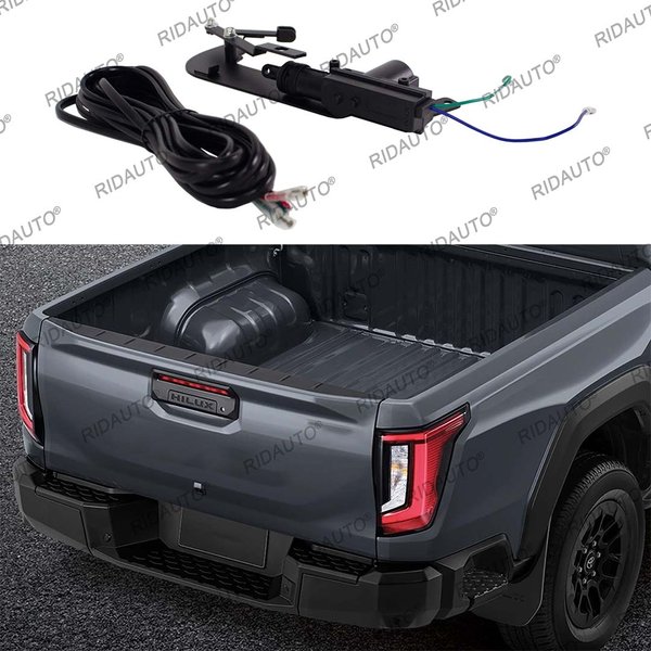 Elektryczny zamek tylnej klapy do Hilux 2026 Travo Prerunner & 4TREX, centralny zamek, oryginalny kluczyk, akcesoria samochodowe.