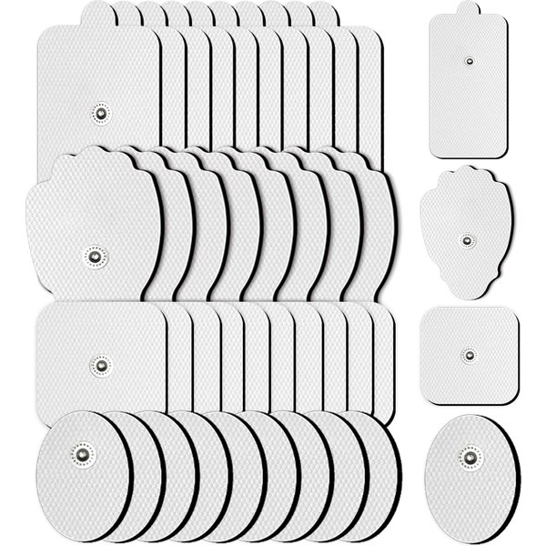 Physiotherapy Tens Electrode Pads Conductive Gel Therapeutic Pulse Pressure Electrical Compex Muscle Stimulator Massage Patches