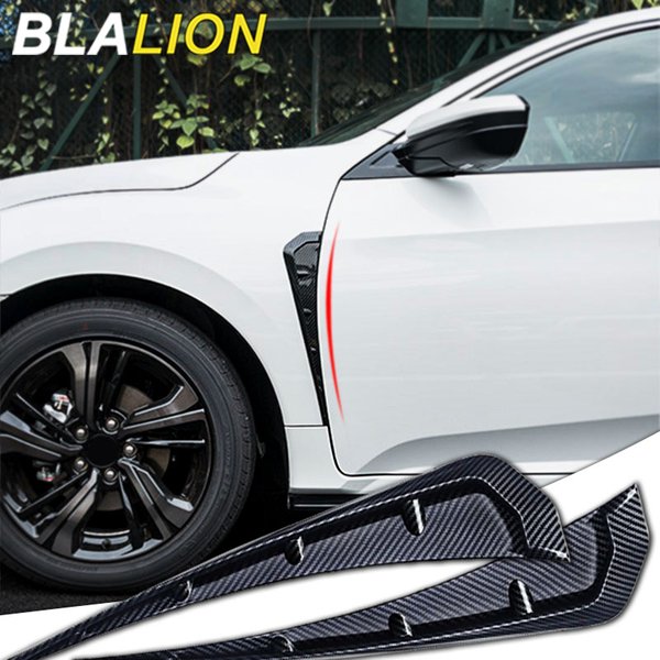 BLALION – couvercle de ventilation de garde-boue latéral de voiture, aile latérale universelle, capot de ventilation, couvercle de garde-boue d'admission, accessoires extérieurs de style de voiture