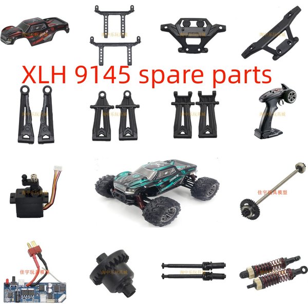 Pièces de voiture télécommandées XLH 9145 RC, coque de servomoteur de moteur, plaque réceptionnée, arbre d'entraînement, protection avant et arrière ou.com
