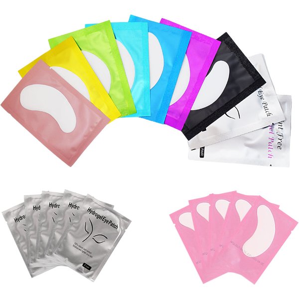 50Pairs Eyelash Pad Gel Patch Grafting Eyelashes Under Eye Patches For Eyelash Extension Paper Sticker Application Make Up Tools