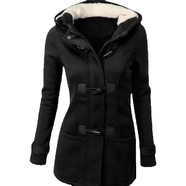 Meistverkaufte Amazon-Jacke mit Kapuze, klassischer Kuhhornknopf, Baumwollmantel, Herbst-/Winter-Parkas, modische Oberbekleidung