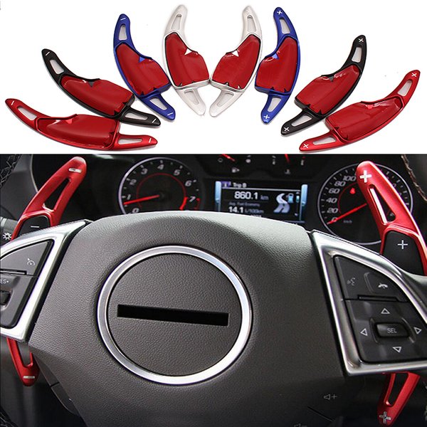 Garniture de couvercle étendue de levier de vitesse de palette de direction en aluminium pour Chevrolet Camaro 2016-2022, Corvette C7 2014-2019, accessoires d'intérieur
