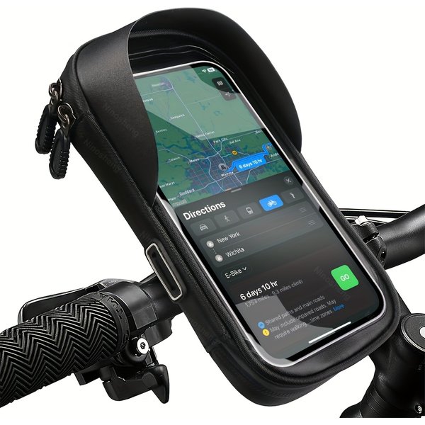 Support pour téléphone portable support avant de vélo sac de téléphone portable vélo étanche, moto 360 ° Giroir