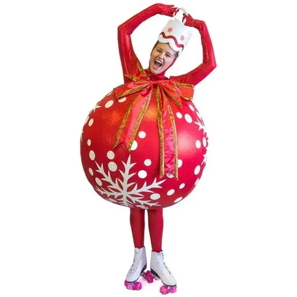 Christmas Christmas Gift Christmas Ball Mascot Costume Adult Cartoon Character Outfit Promotion Ambassador Sports Carnival