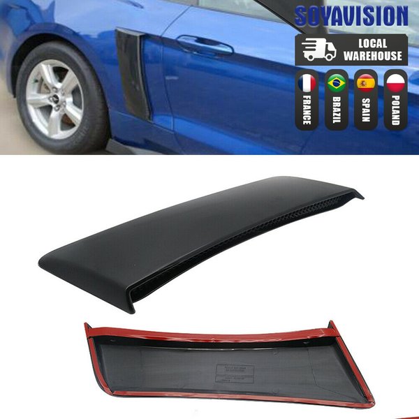 Cadre de protection latéral pour garde-boue arrière de voiture, garniture de sortie d'air pour Ford Mustang 2015 – 2020, accessoires de décoration extérieure de style