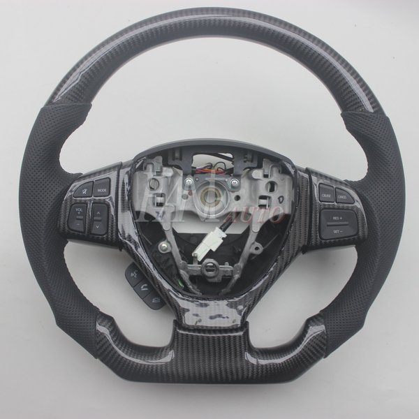 Volant de Remplacement en Fibre de Carbone group avec Cuir, pour Suzuki Vitara 2015-2021