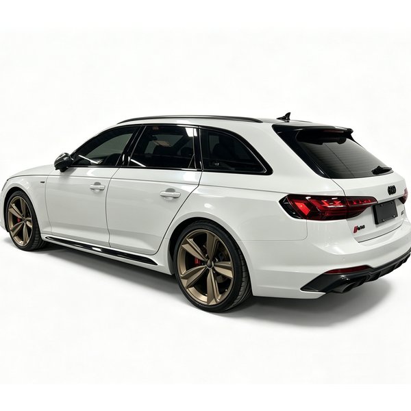 Glänzender/Matter Schwarzer Chrom-Aufkleber zur Entfernung für Audi A4 S4 RS4 Avant B9 2017-2025 Auto-Fenster-Außenzierleiste