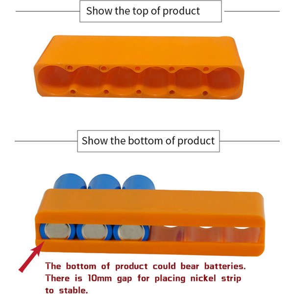 18650 Battery Fixture Fixed For Spot Welding Battery Pack Fixture Soldering Compact Lithium Battery Pack Batteries Fixed Holder