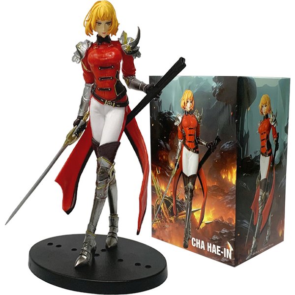 20cm Auf Lager Upgrade (Anime-Version) Cha Hae-in Actionfigur PVC Sammlermodell Ausstellungsfigur Anime-Merchandise