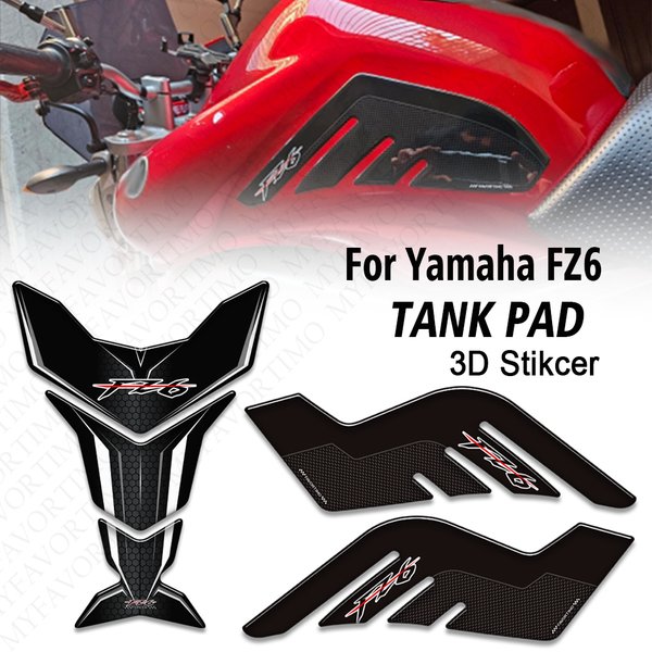Naklejki na motocykl Yamaha FZ6 S FZ6N Fazer FZ6R FZ 6, ochraniacze, nakładki na zbiornik, boczne gripy, zestaw na paliwo, olej, ochrona przed zarysowaniami na kolana