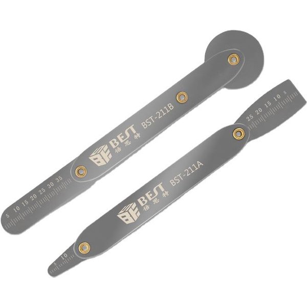 BST-211A/B Universal Mobile Phone Repair Opener Tool Metal Disassemble Crowbar Metal Steel Pry Phone Hand Tool Set