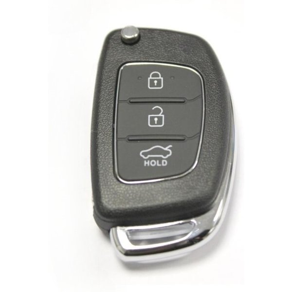 RFC – coque à 3 boutons pour clé de voiture, étui à 3 boutons pour Hyundai I10 I20 I40 IX35 Santa Fe, télécommande