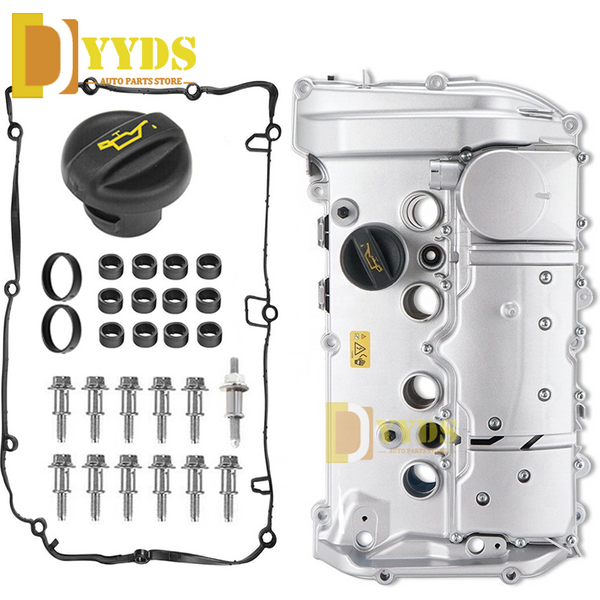 Couvercle de soupape en aluminium pour BMW N13, série 1, 118i, série 3, 316, 116i, tête d'intervalles de moteur, 11127646553, assemblage de joint, 11127601863