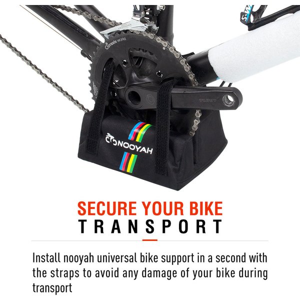 NOOYAH Sacoche de transport pour pédalier Protection du support de plateau de pédalier Housse pour vélo de route VTT Étui pour équipement cycliste Accessoires