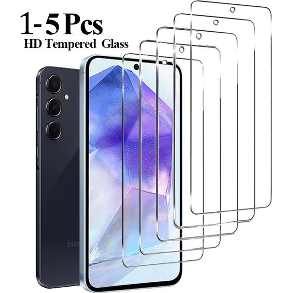 HD Screen Protector for Samsung S23 S26 A55 A35 A54 S25 Tempered Glass for Samsung S24 S21 S22 Mica Galaxy S24 Ultra S23 FE