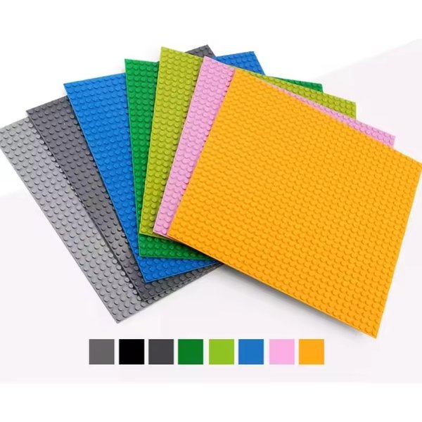 Plaques de base créatives 32x32x16x16 points pour enfants, pour construction de ville DIY, en plastique, pour blocs de construction, jouet de divertissement