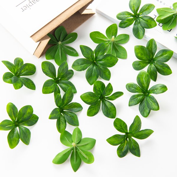 50PC fausses plantes de haute qualité suspendus cloche feuille fête de mariage bricolage couronne noël maison chambre décoration Roses artificielles fleurs