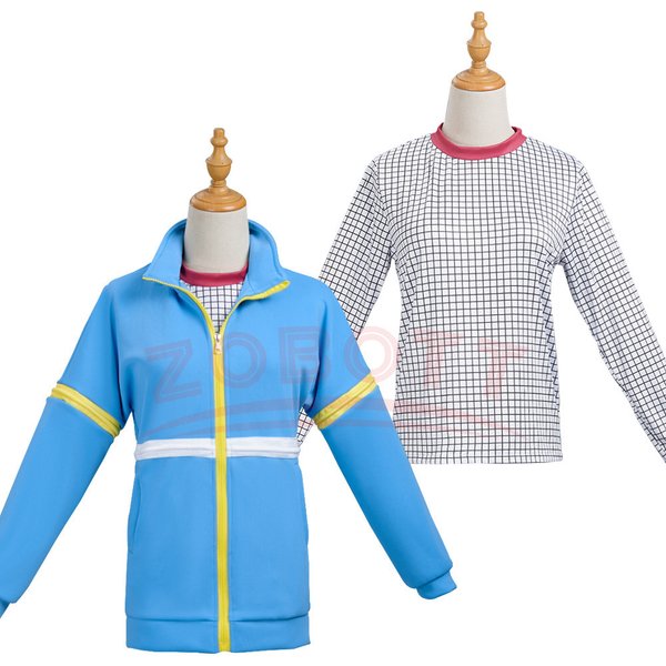 Costume de cosplay Max Mayfield du film Strange Story, sweat-shirt à capuche zippé, veste bleue, ensemble décontracté pour tous les jours
