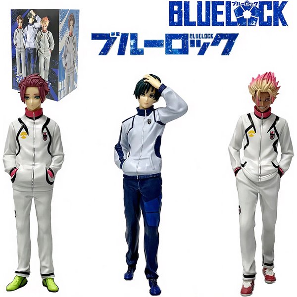 Anime BLUE LOCK: Episode Nagi 19cm Rin Itoshi Sae Shidou Ryuusei PVC-Actionfiguren Anime Cartoon Modell Spielzeug Geschenk