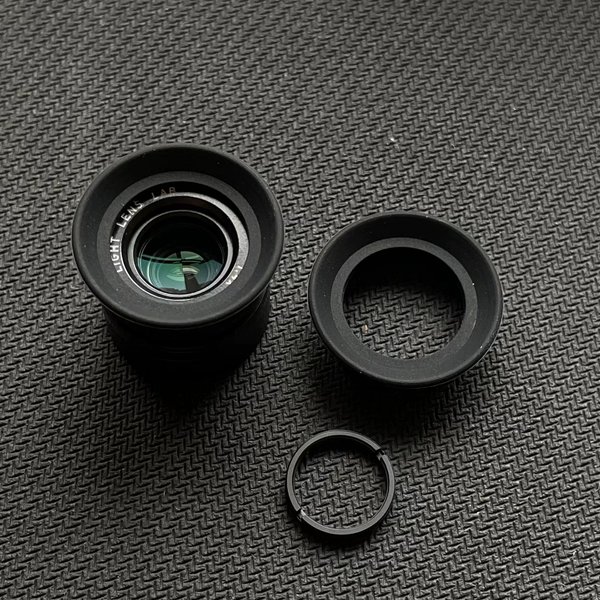 LIGHT LENS LAB L-V14XM Loupe de viseur 1,4x noire pour boîtiers Leica M M6 M7 M8 M9 M240 M10 M11 M3 M2 M4 M5 M6 M4-2 M4-P