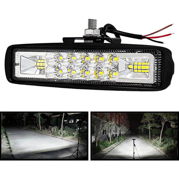 1Pc 12V - 60V Dodatkowe światła motocyklowe Wysoka martwa wiązka Reflektor motocyklowy Przednie światło LED 4x4 Offroad Akcesoria Części