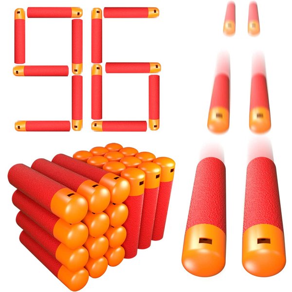 36 Stück Mega Dart Nachfüll packung 9,5 cm kompatibel mit Nerf Mega Guns Universal Mega Pack Nachfüll kugeln für n-Strike Mega Serie