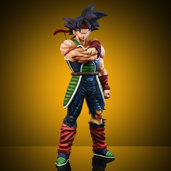 24cm/9.4in Anime Dragon Ball Z Figurka Bardock Figurka Kolekcjonerska Model Statuetka Zabawka Prezent
