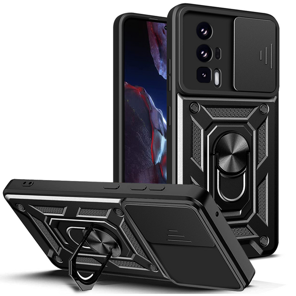 Coque blindée antichoc pour Xiaomi Mi Poco F5 Pro 5G, support de voiture, housse de téléphone pour Mi Poco F5 5G, Protection d'objectif d'appareil photo Fundas