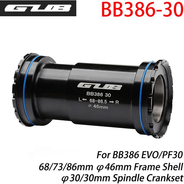 GUB-Pédalier à axe pressoir pour vélo de route et VTT, axe de vitesse, BB386 EVO PF30 30, F5A Rotor 3D BB Force, 30mm