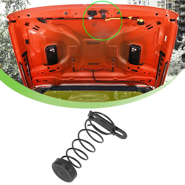 Car Hood Safety Catch Pop Up Elastic Spring Body Single Assembly for Jeep Wrangler JK 2007-2018 2/4-Doors Exterior Accessories