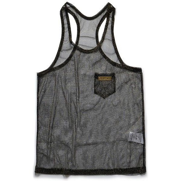 Men's Shirt Ropa Hombre Gym Sexy Mesh Thin Men's Clothing Tank Top Temperament Tops Basketball Sling Sleeveless