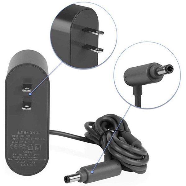 Convient pour Dyson V6 V7 V8 DC62 0.8A chargeur rapide aspirateur chargeur de batterie DC58 DC59 DC61 DC62 DC72 Dc74 Sv04 Sv06 Sv07 Sv09