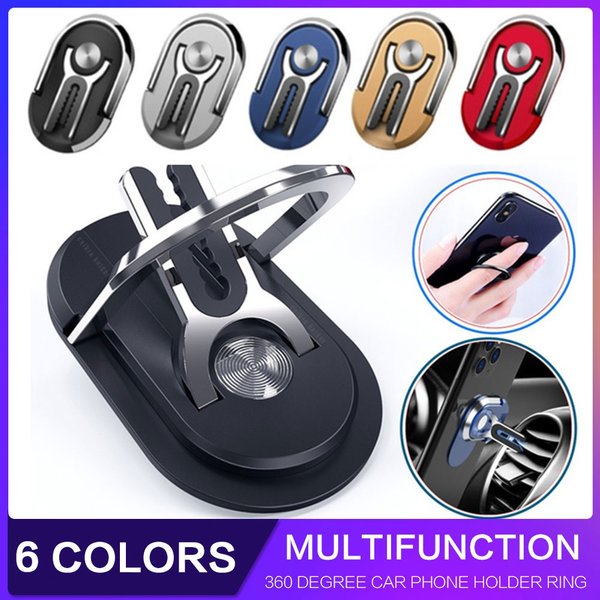 STONEGO New Multipurpose Mobile Phone Bracket Car Finger Ring Stand Stonego Holder 360° Rotation