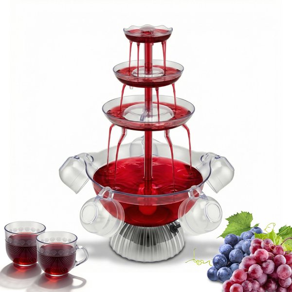 Kommerzieller Weindispenser Weinbrunnen-Maschine Saft-Getränke-Bier-Wasserfall-Maschine für Hotel, Hochzeit, Feier, Wasserbar, Party