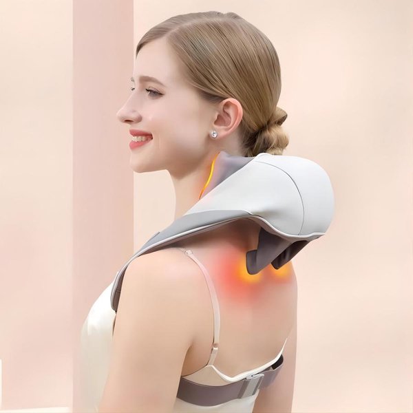 Masseur sans fil pour le cou, les épaules et le dos, moteur sans balais 6D, pétrissage des tissus profonds, oreiller de Massage, châle, meilleurs cadeaux pour femmes et hommes