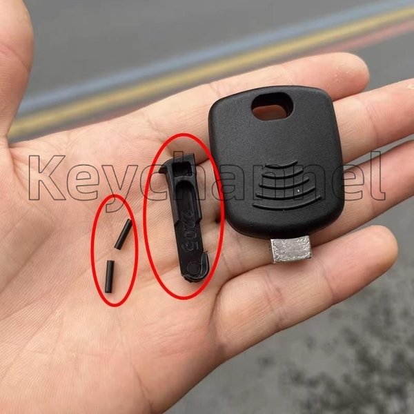 Keychannel 10 pièces KD Shell Xhorse transpondeur clé étui voiture puce fente clé sans puce pour VVDI KEYDIY JMD clé universelle vierge
