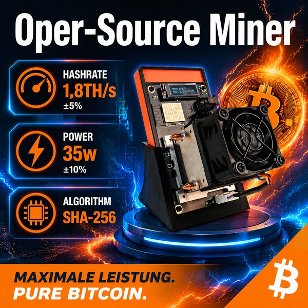 Bitaxe Gamma 601/602 Bitcoin Solo Mining Machine 1.7~1.8TH/s – Otwarty Kod Źródłowy, Loterijny Miner z Możliwością Przeszybienia Czaszki, Osobista Krypto-Garniturka